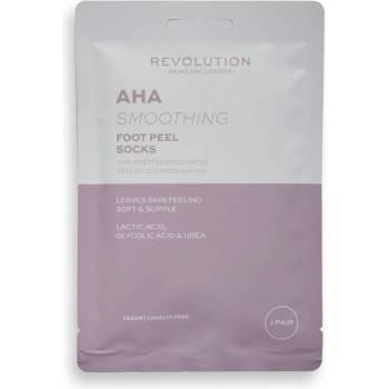 Revolution Skin Revolution Body Skincare AHA Exfoliating Foot Peel Socks 1 Pair Специална грижа дамски