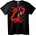 NOONEBRAND Графична тениска Crash X Red - XL, White
