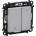 LEGRAND Димер бутонен R3-400W L3-400VA LED3-75W цвят алуминий Valena Life - 752362 (752362)