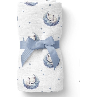 BocioLand Luxusná osuška plienka 110x110cm bambusová Lištičky