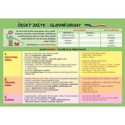 Český jazyk – Slovní druhy