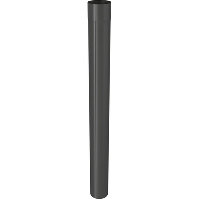 Zambelli Svodová roura kruhová 100 mm 1 m RAL 9005 Černa