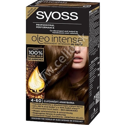 Syoss Oleo Intense 4-60 zlatohnedý