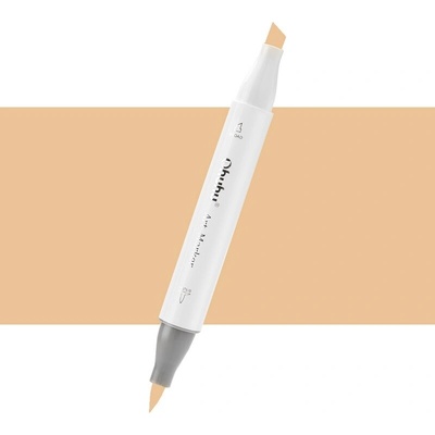 Lihová fixa OHUHU oboustranná Brush & Chisel, Morin (YR20)