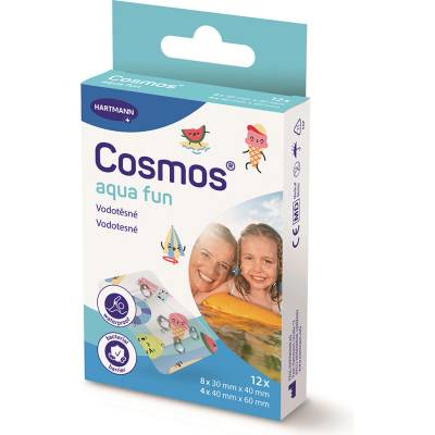 Cosmos náplast do vody Aqua Fun 2 velikosti 12 ks