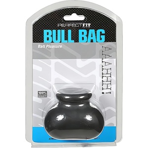 Perfect Fit Bull Bag - торбичка за тестиси и разтегач (черен)