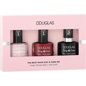 Douglas КОМПЛЕКТ DOUGLAS The Must Have Stay&Care Led Nail Set Лак за нокти дамски