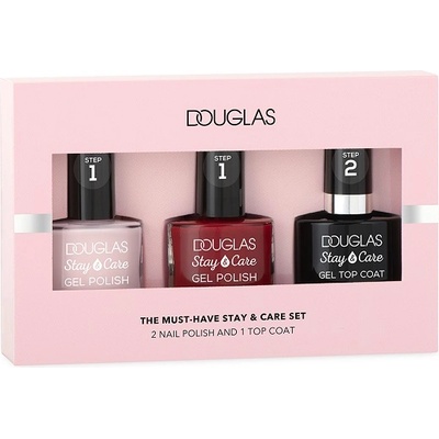 Douglas КОМПЛЕКТ DOUGLAS The Must Have Stay&Care Led Nail Set Лак за нокти дамски