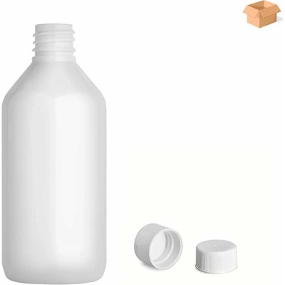 Via Plastová lahvička bílá s bílým uzávěrem 115 ml 400 ks