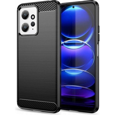 Tech-Protect Противоударен Калъф за Xiaomi Redmi Note 12 4G, Tech-Protect Premium Carbon Case, Черен (9490713934241)