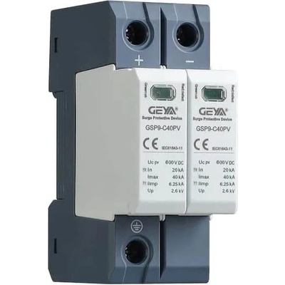 DC prepäťová ochrana GEYA GSP9-C40PV 2P 40KA - 1000 V DC