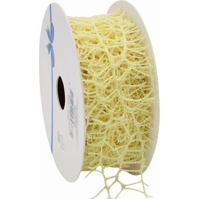 Pavučinová stuha Coral 38 mm x 10 m slonová kost