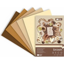 Blok Happy Color Deco Brown A4 170 g 20 listů