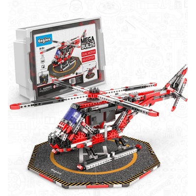 Engino MEGA Stavby: Dvojmotorový vrtuľník