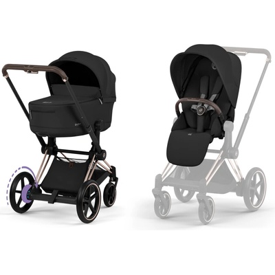 Cybex Kombinovaný ePriam Comfort Rosegold Sepia Black 2026