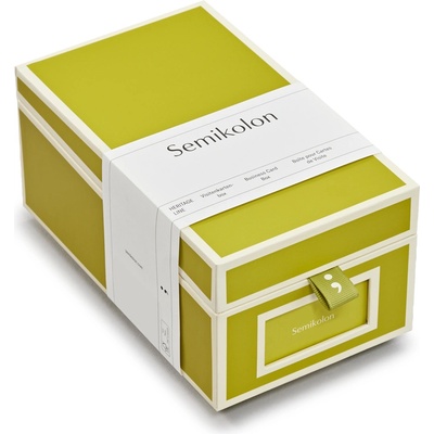 Semikolon Die Kante Кутия за визитки, матча зелен (370084)