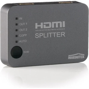Image 1 of Marmitek Сплитер Marmitek Split 312, от 1x HDMI(ж) към 2x HDMI(ж), резолюция до 4K UHD, HDCP 2.2, сив (SPLIT312)