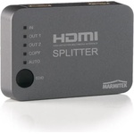 Marmitek Сплитер Marmitek Split 312, от 1x HDMI(ж) към 2x HDMI(ж), резолюция до 4K UHD, HDCP 2.2, сив (SPLIT312)