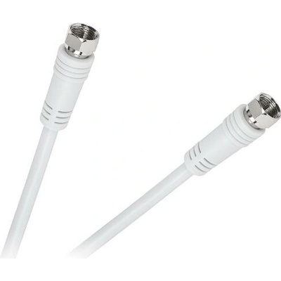 CABLETECH Kábel F zástrčkový na F zástrčkový 10m biely KPO2288