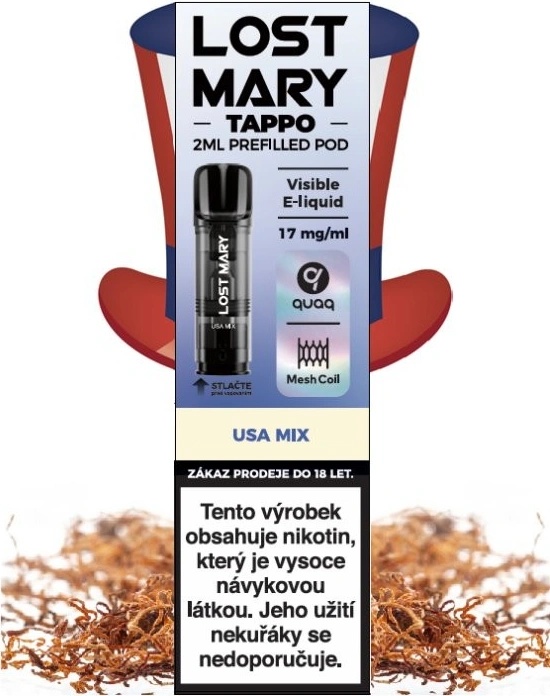 Lost Mary Tappo USA MIX 17 mg 600 potáhnutí 1 ks od 65 Kč