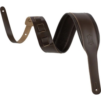 Levy's Amped Leather Dark Brown Каишка за китара (M26PD-DBR-ACO)