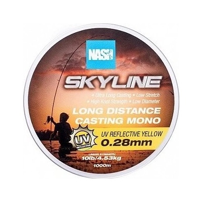 Kevin Nash Skyline Mono UV Yellow 1000 m 0,28 mm
