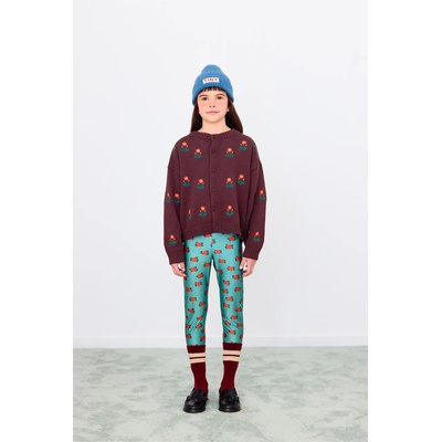 Tinycottons Детска жилетка Tinycottons FLOWERS CARDIGAN (AW25.101)