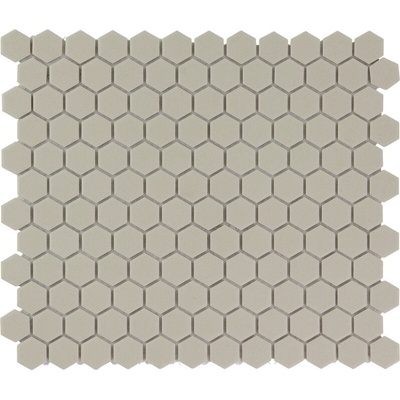 The Mosaic Factory šedá protiskluzná hexagon 2,3 x 2,6 cm FIN 1ks