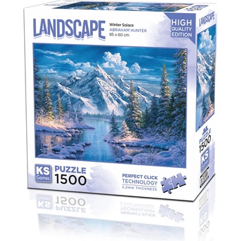 KS Games Пъзел KS Games от 1500 части - Зимен покой (22025)
