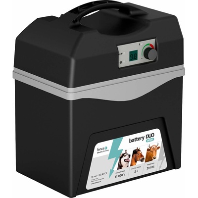 Bateriový přenosný zdroj pro elektrický ohradník fencee battery DUO BD20