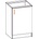 Bogdan Furniture Europe Долен шкаф Alina 50Н-E20, с една врата
