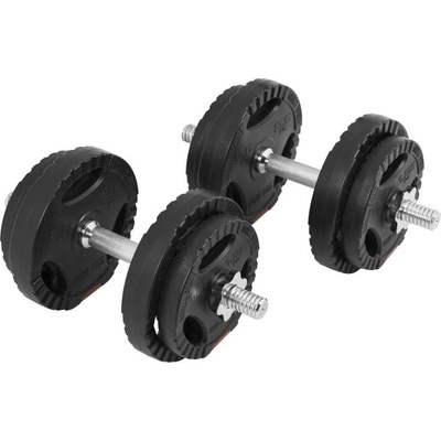 Gorilla Sports Súprava jednoručných činiek pogumovaná 20 kg