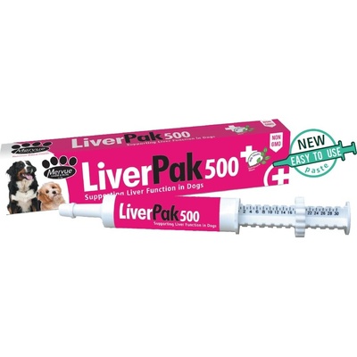 Mervue Liver Pak 500 pasta pre psov 60 ml