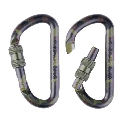 Mil-Tec Тактически карабинер 80 mm woodland чифт (15922080)