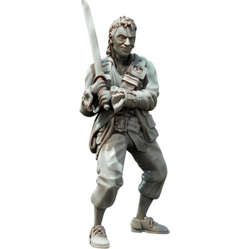 RS Design 3D Figúrka Pirate Borg pirát Elias Cutthroat