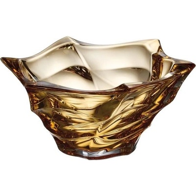Bohemia Treasury Flaminco Amber miska 330 MM