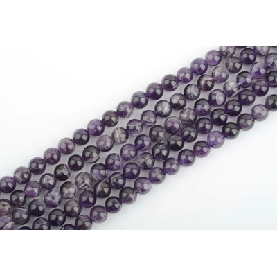 Ametyst chevron 8mm šňůra (46 - 48 korálků)