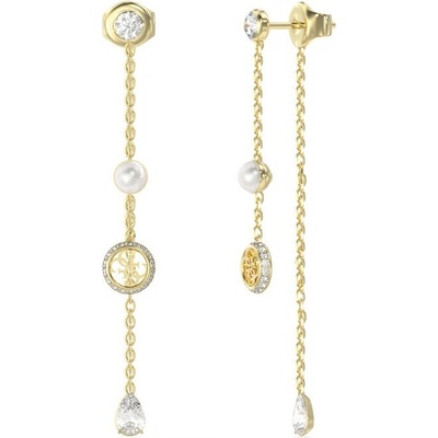 Guess Půvabné visací náušnice Tiny Pearly JUBE05513JWYGT/U