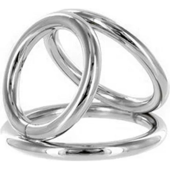 Image 1 of X Fun Троен метален пенис ринг "triple metal helix