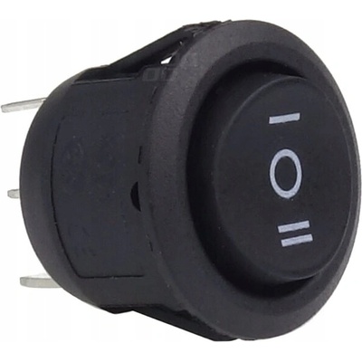 AMiO Prepínač kolískový okrúhly 12/230V – BU03 02463