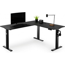 Di volio rohový psací stul Montaro černý