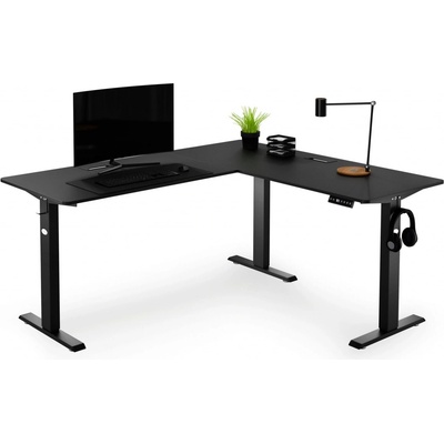 Di volio rohový psací stul Montaro černý – Zbozi.Blesk.cz