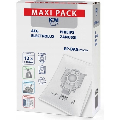 K&M EP BAG MICRO 12 Philips / Electrolux FC8021 12ks