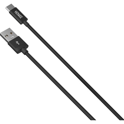 YENKEE Кабел Yenkee - 302 BK, USB-A/USB-C, 2m, черен (2075100282)