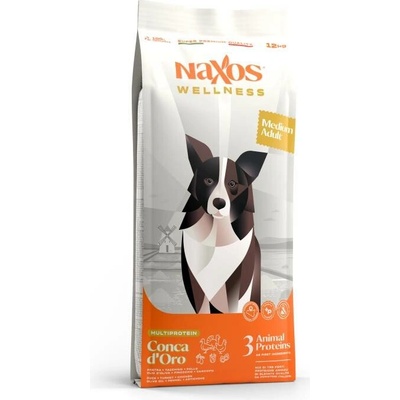 Naxos wellness adult medium kuřecí krůtí kachní 12 kg