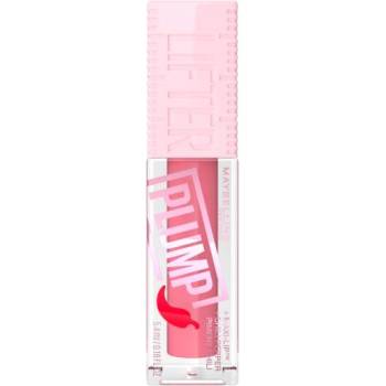 Maybelline Lifter Plump гланц за устни за обем с екстракт от лют червен пипер 5.4 ml нюанс 001 Blush Blaze