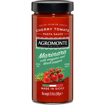 Agromonte omáčka na cestoviny Marinara s cherry paradajkami 580 g