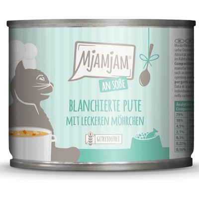 MjAMjAM s omáčkou blanšírovaný moriak s chutnou mrkvou 6 x 185 g