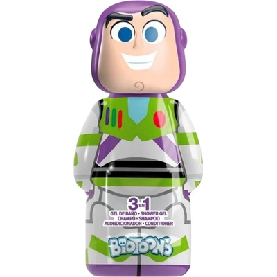 Toy Story Buzz 3D figurka 3v1 šampon, kondicioner a pěna do koupele 300 ml