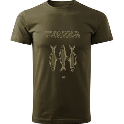 Bennon Fishing Short Sleeve T-Shirt green